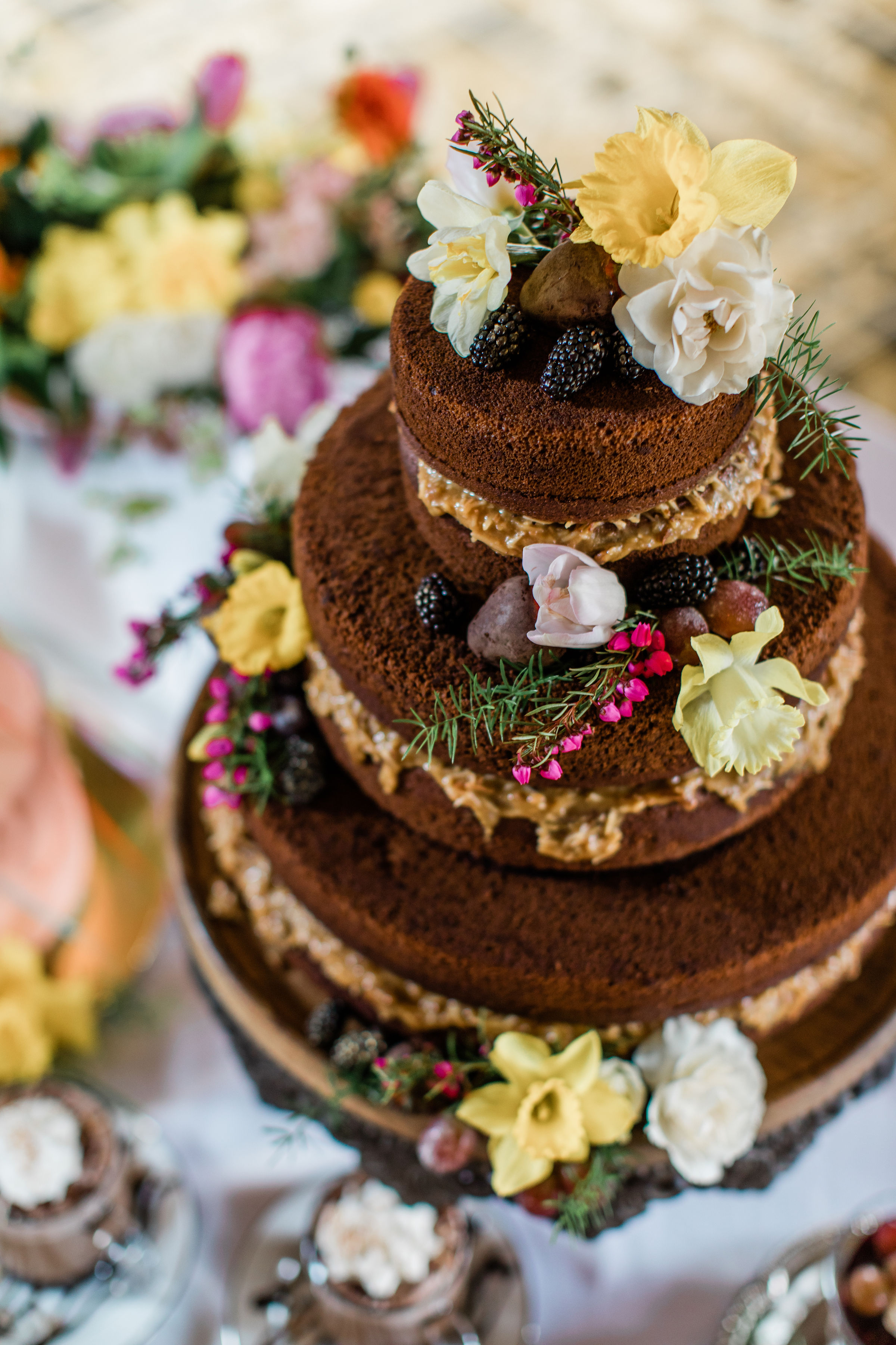 german chocolate cake by Bauerhaus Pastry