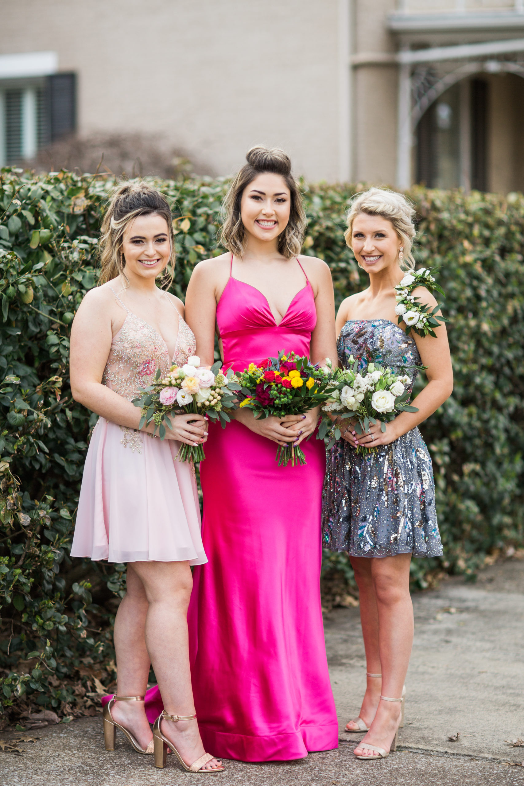 prom inspiration flowers by emerald design dresses by paparazzi photo by sharin shank photography